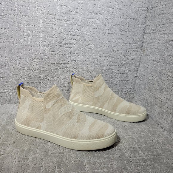 Rothy's The Chelsea Women's Size US 9 Camo Sand Pull On Ankle Boots Shoes - Picture 7 of 10